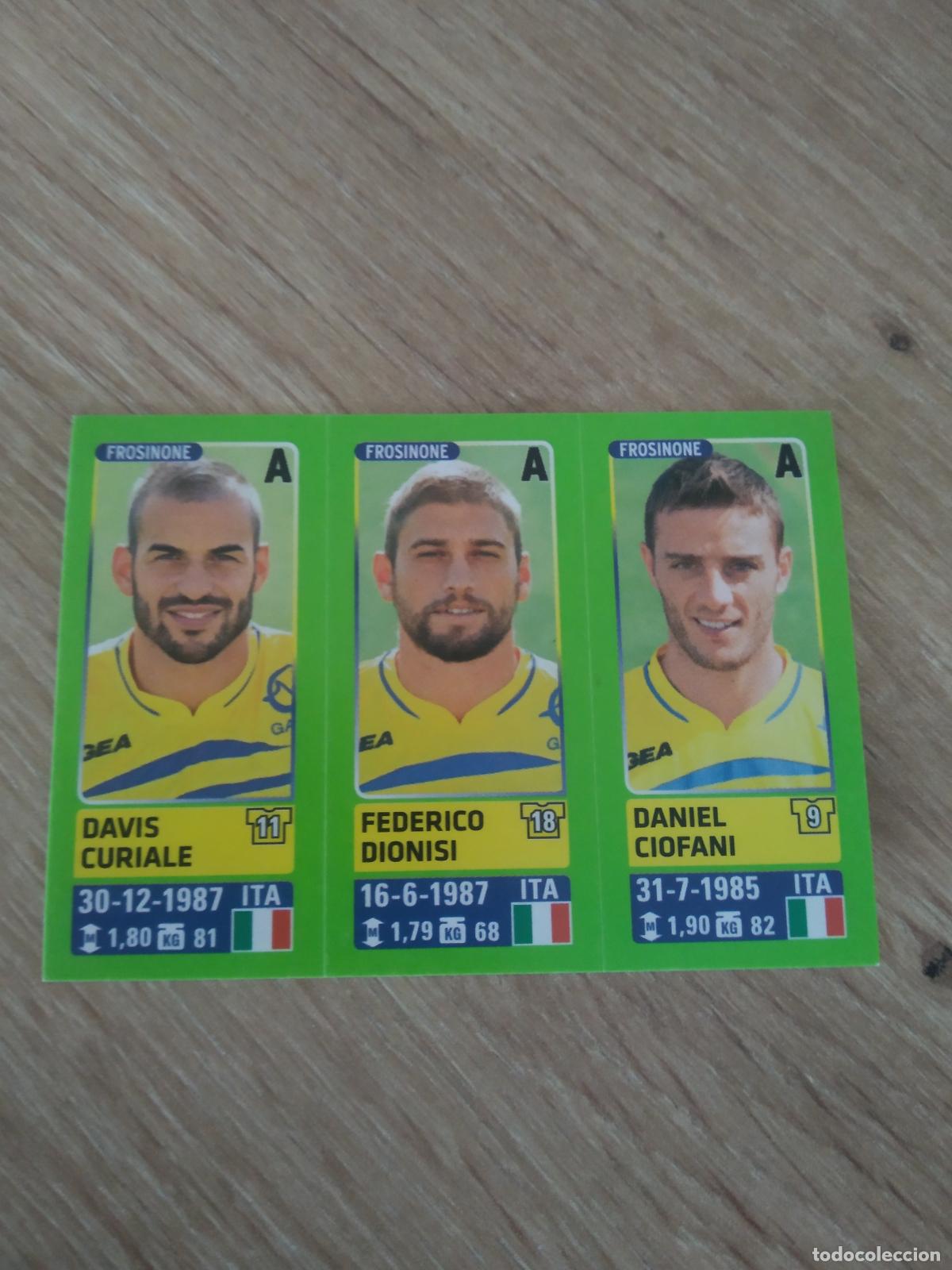 Fu&szlig;ball-Sticker: 618 CURIALE DIONISI CIOFANI FROSINONE CROMO FUTBOL PANINI LIGA ITALIA 14-15 CALCIATORI 2014-2015