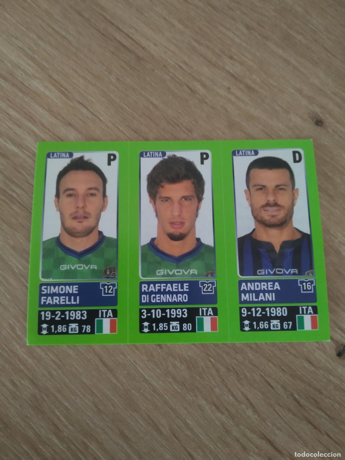 Fu&szlig;ball-Sticker: 620 FARELLI DI GENNARO MILANI LATINA CROMO FUTBOL PANINI LIGA ITALIA 14-15 CALCIATORI 2014-2015