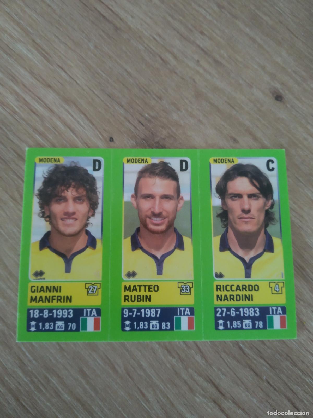 Football Stickers: 638 MANFRIN RUBIN NARDINI MODENA CROMO FUTBOL PANINI LIGA ITALIA 14-15 CALCIATORI 2014-2015