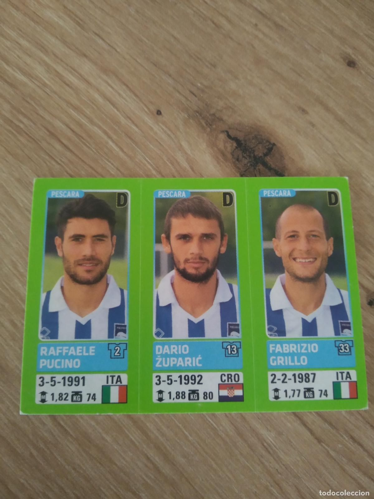 Fu&szlig;ball-Sticker: 653 PUCINO ZUPARIC GRILLO PESCARA CROMO FUTBOL PANINI LIGA ITALIA 14-15 CALCIATORI 2014-2015