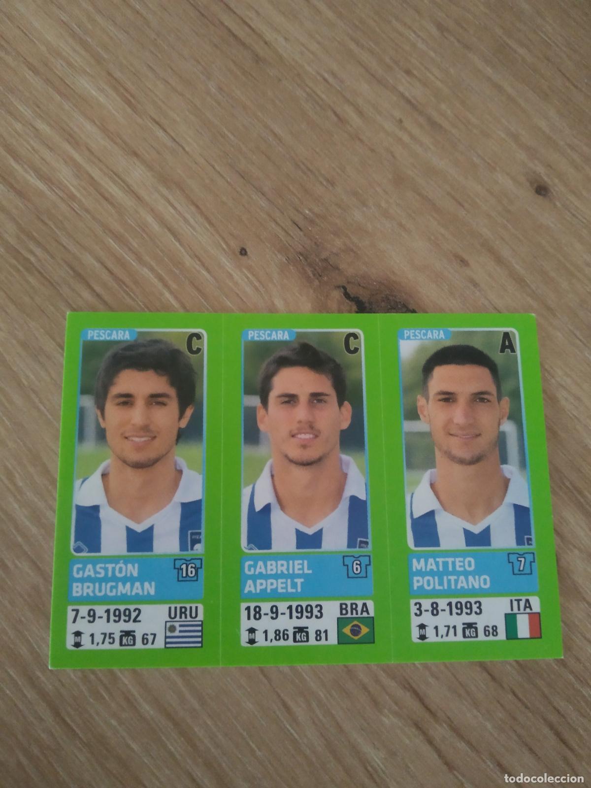 Fu&szlig;ball-Sticker: 656 BRUGMAN APPELT POLITANO PESCARA CROMO FUTBOL PANINI LIGA ITALIA 14-15 CALCIATORI 2014-2015