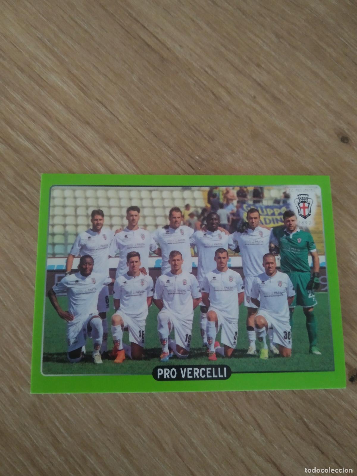 Fu&szlig;ball-Sticker: 660 EQUIPO PLANTILLA PRO VERCELLI CROMO FUTBOL PANINI LIGA ITALIA 14-15 CALCIATORI 2014-2015