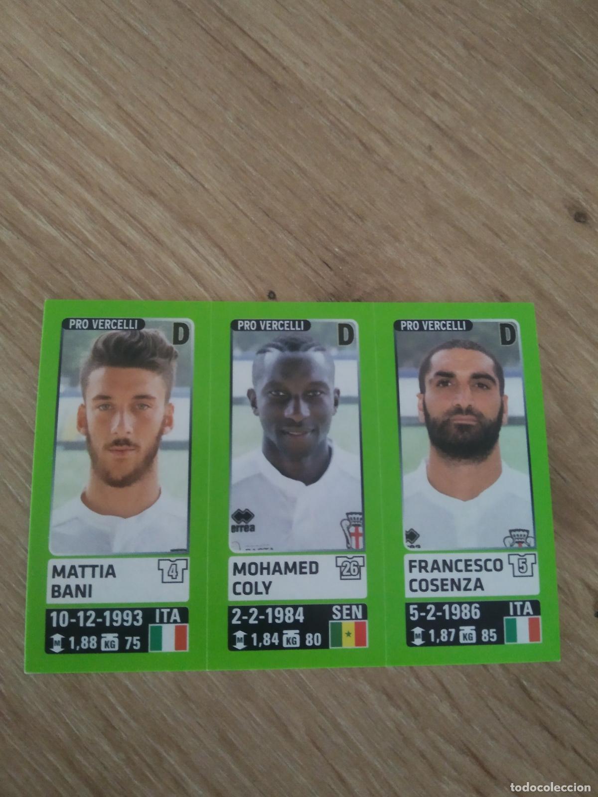 Cromos de f&uacute;tbol: 662 MATTIA BANI COLY COSENZA PRO VERCELLI CROMO FUTBOL PANINI LIGA ITALIA 14-15 CALCIATORI 2014-2015