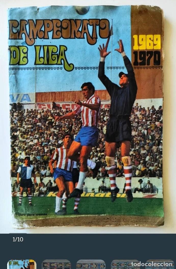 Cromos de f&uacute;tbol: &Aacute;lbum cromos Liga 1969-1970 - Panini