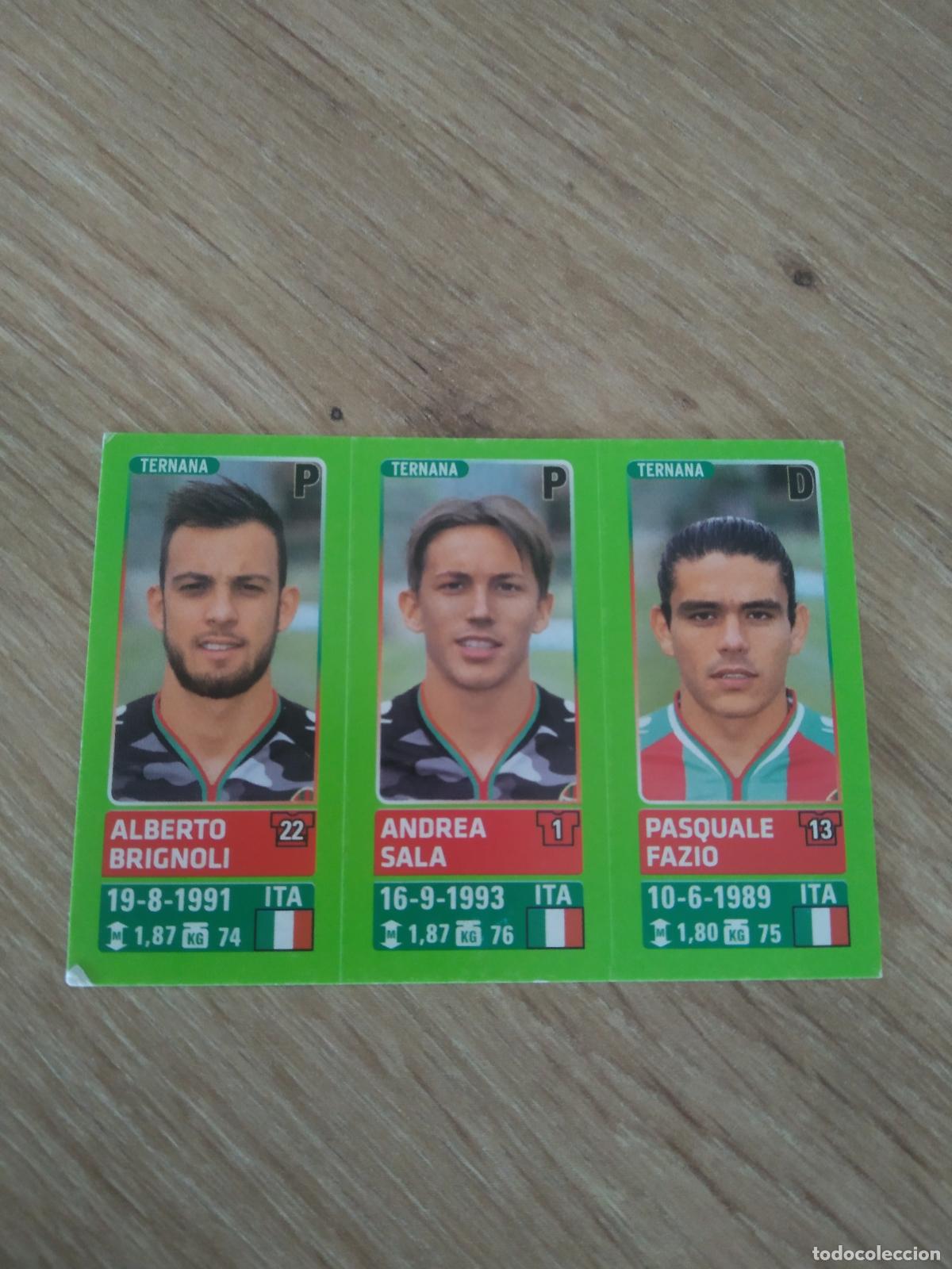 Cromos de f&uacute;tbol: 677 BRIGNOLI SALA FAZIO TERNANA CROMO FUTBOL PANINI LIGA ITALIA 14-15 CALCIATORI 2014-2015