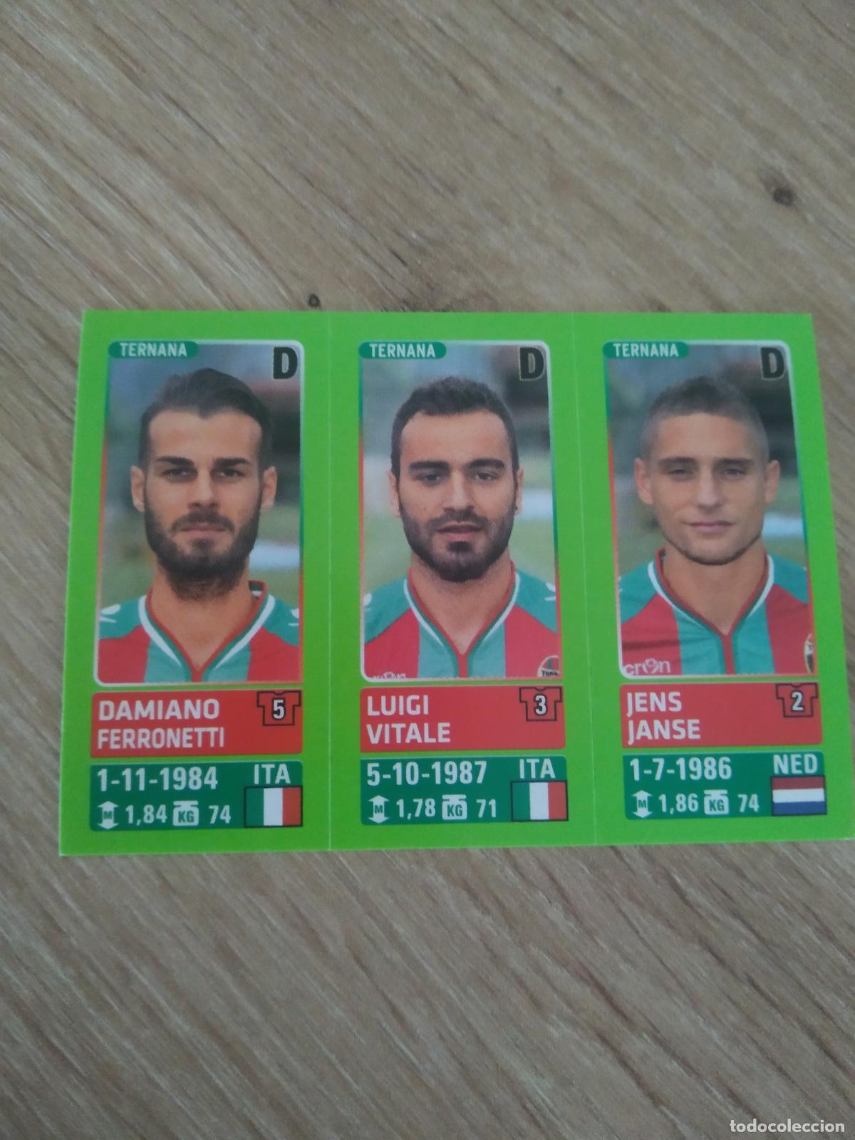 Cromos de f&uacute;tbol: 679 FERRONETTI VITALE JENS JANSE TERNANA CROMO FUTBOL PANINI LIGA ITALIA 14-15 CALCIATORI 2014-2015