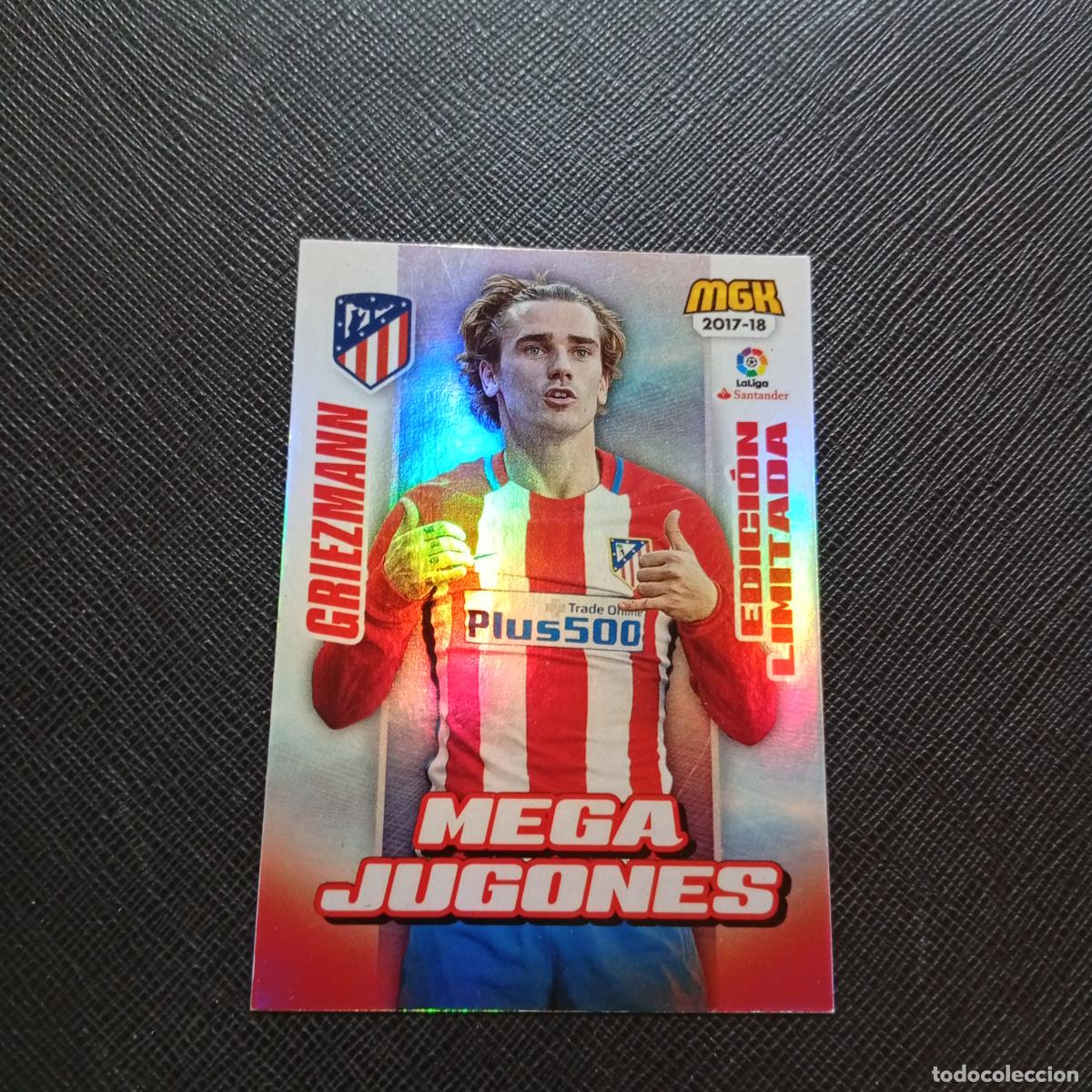 Cromos de f&uacute;tbol: 70 B GRIEZMANN AT MADRID PANINI MEGACRACKS 2017 2018 CROMO FUTBOL 17 18 - A210 PG19 EDICION LIMITADA