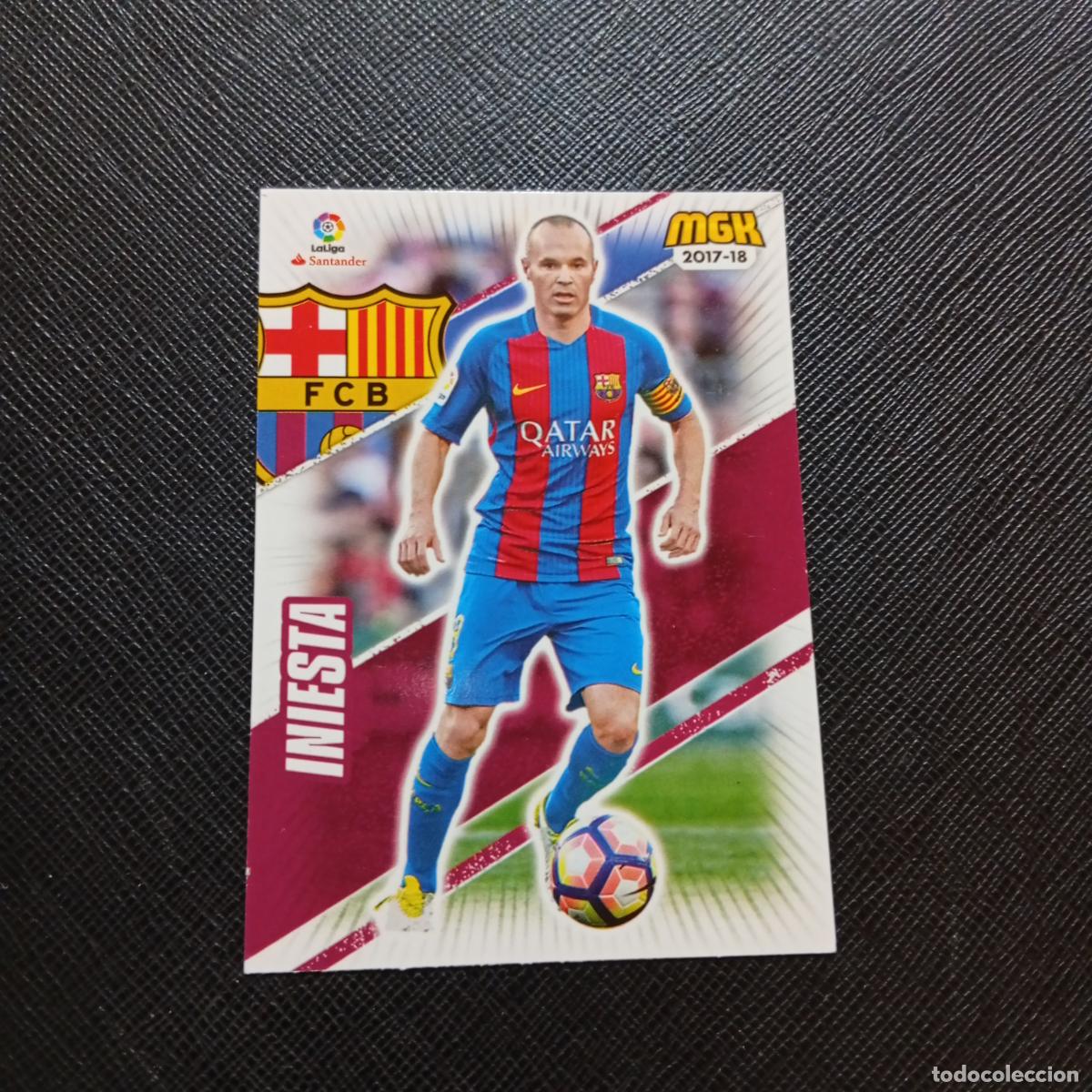 Cromos de f&uacute;tbol: 94 INIESTA BARCELONA PANINI MEGACRACKS 2017 2018 CROMO FUTBOL 17 18 - A210 PG19