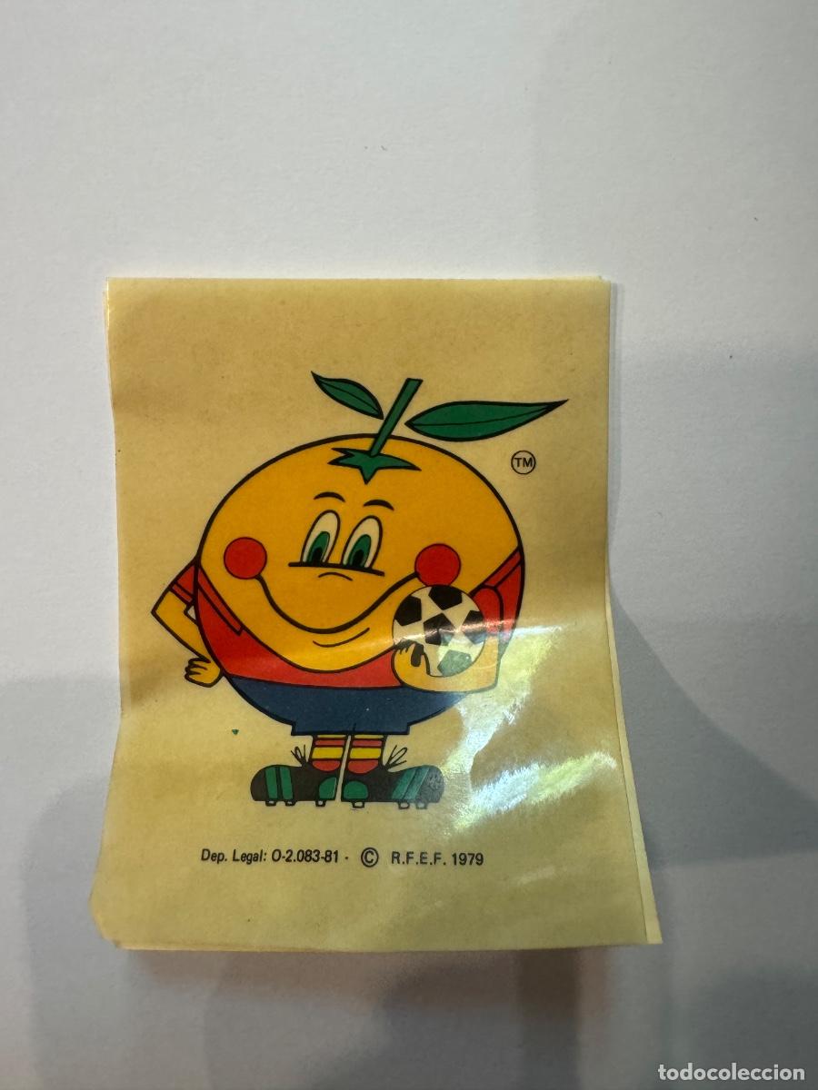 Football Stickers: CROMO FUTBOL NARANJITO MUNDIAL 82 DESPEGADO DEL PAPEL SOPORTE / COMPRA MIN&Iacute;MA 5 &euro;