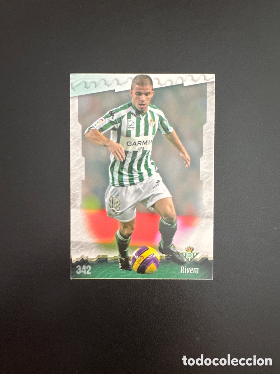 Figurine di Calcio: RIVERA BETIS NUMERO 342 MUNDICROMO 2008 LAS FICHAS DE LA LIGA 2009
