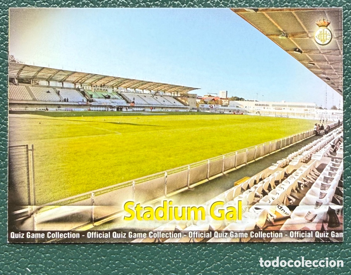 Football Stickers: 1112 ESTADIO STADIUM GAL MATE REAL UNION FICHAS ALBUM MUNDICROMO 2009 2010 09 10
