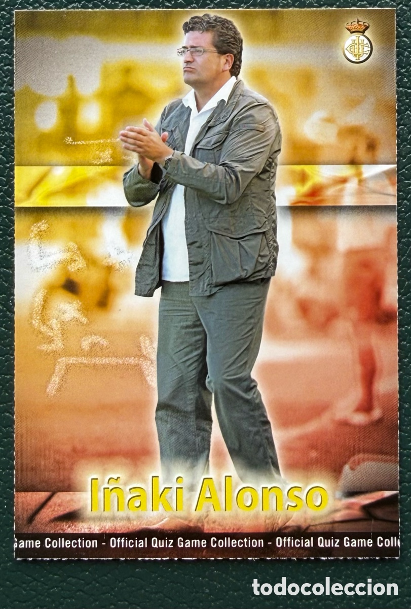 Football Stickers: 1113 I&Ntilde;AKI ALONSO REAL UNION FICHAS ALBUM MUNDICROMO 2009 2010 09 10