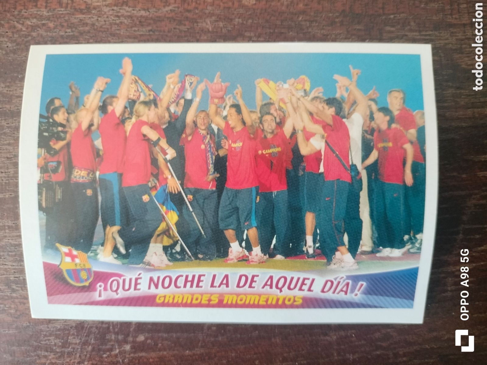 Fu&szlig;ball-Sticker: Cromo 76 S&uacute;per Bar&ccedil;a 2005 2006 Panini