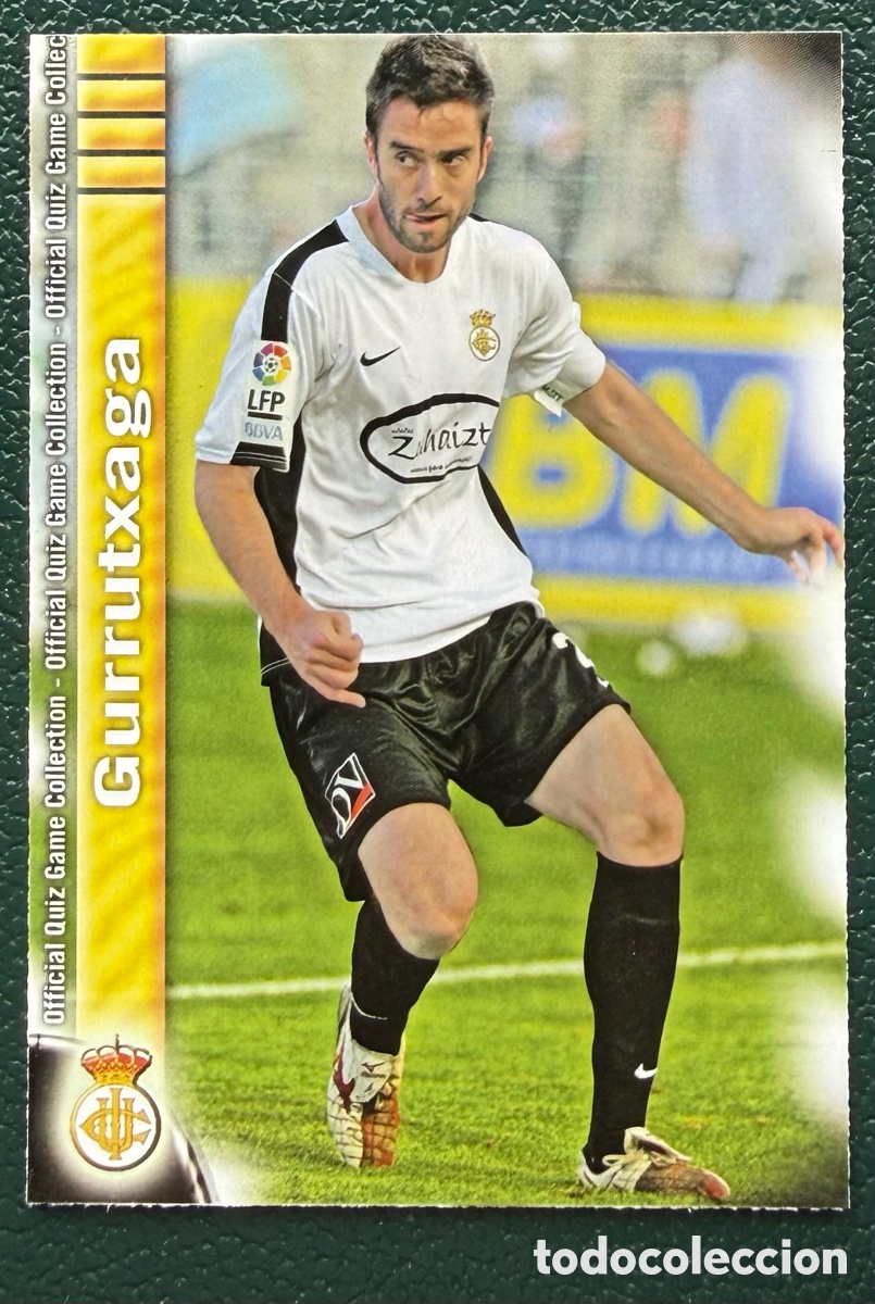 Fu&szlig;ball-Sticker: 1117 GURRUTXAGA REAL UNION FICHAS ALBUM MUNDICROMO 2009 2010 09 10