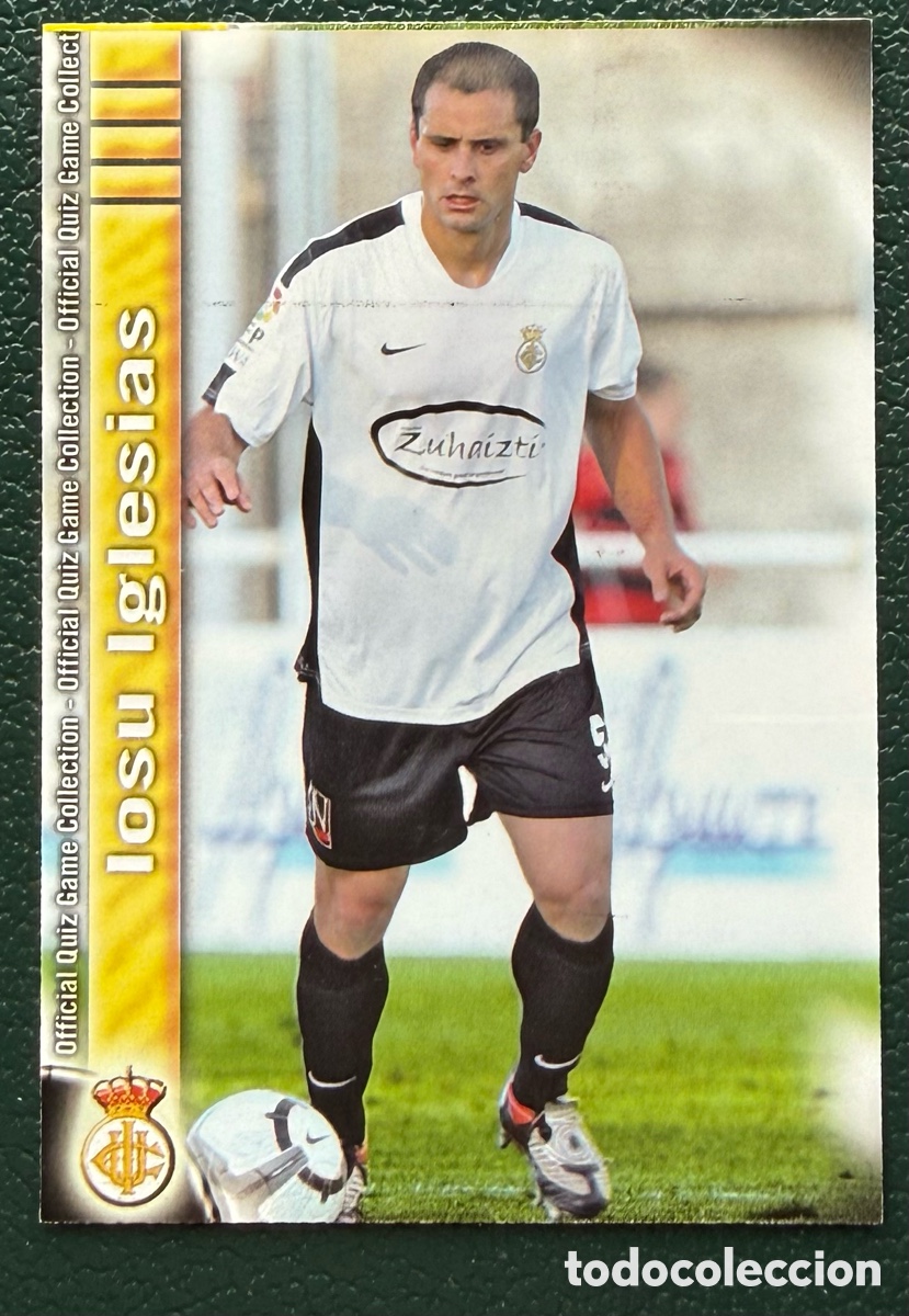 Fu&szlig;ball-Sticker: 1118 IOSU IGLESIAS REAL UNION FICHAS ALBUM MUNDICROMO 2009 2010 09 10