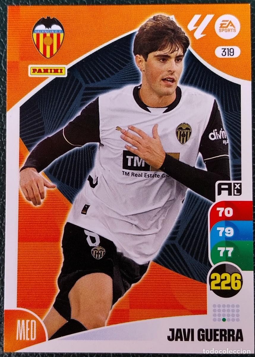 Figurine di Calcio: 319 JAVI GUERRA VALENCIA CF FICHAS ALBUM ADRENALYN XL 2024 2025 24 25