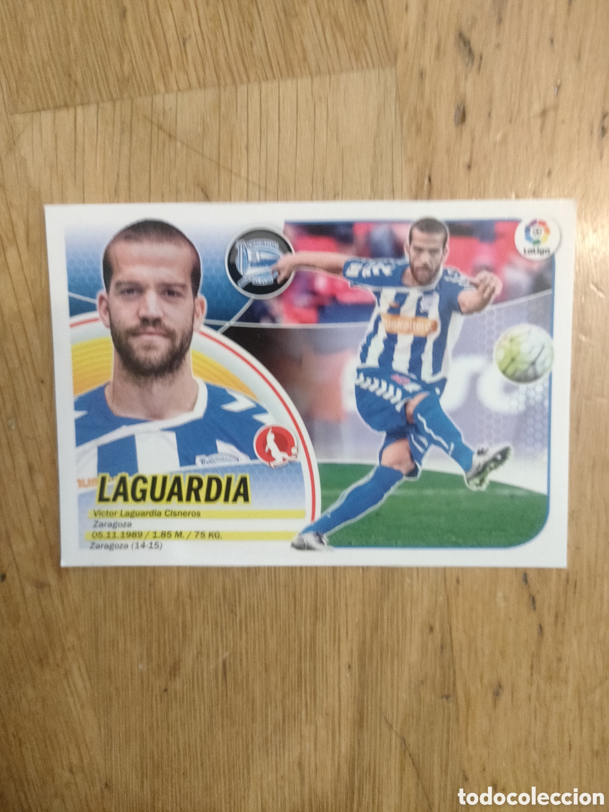 Football Stickers: Liga este alav&eacute;s 5 A LAGUARDIA 2017-18