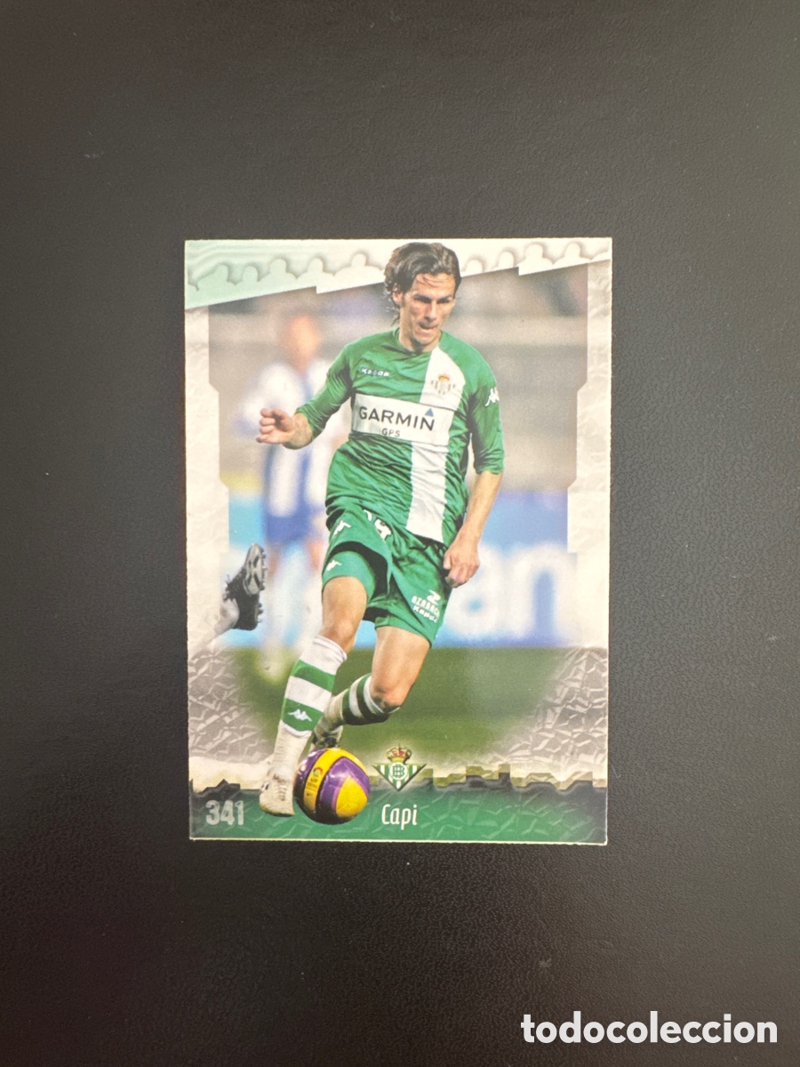 Cromos de f&uacute;tbol: CAPI BETIS NUMERO 341 MUNDICROMO 2008 LAS FICHAS DE LA LIGA 2009