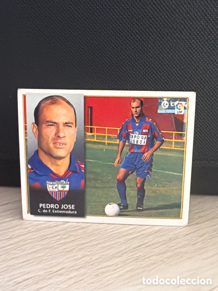 Figurine di Calcio: Liga 98 99 Ediciones Este - Pedro Jose - Extremadura