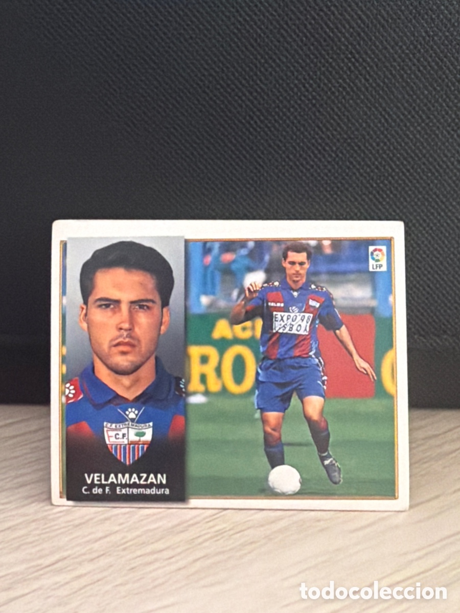 Figurine di Calcio: Liga 98 99 Ediciones Este - Velamazan - Extremadura