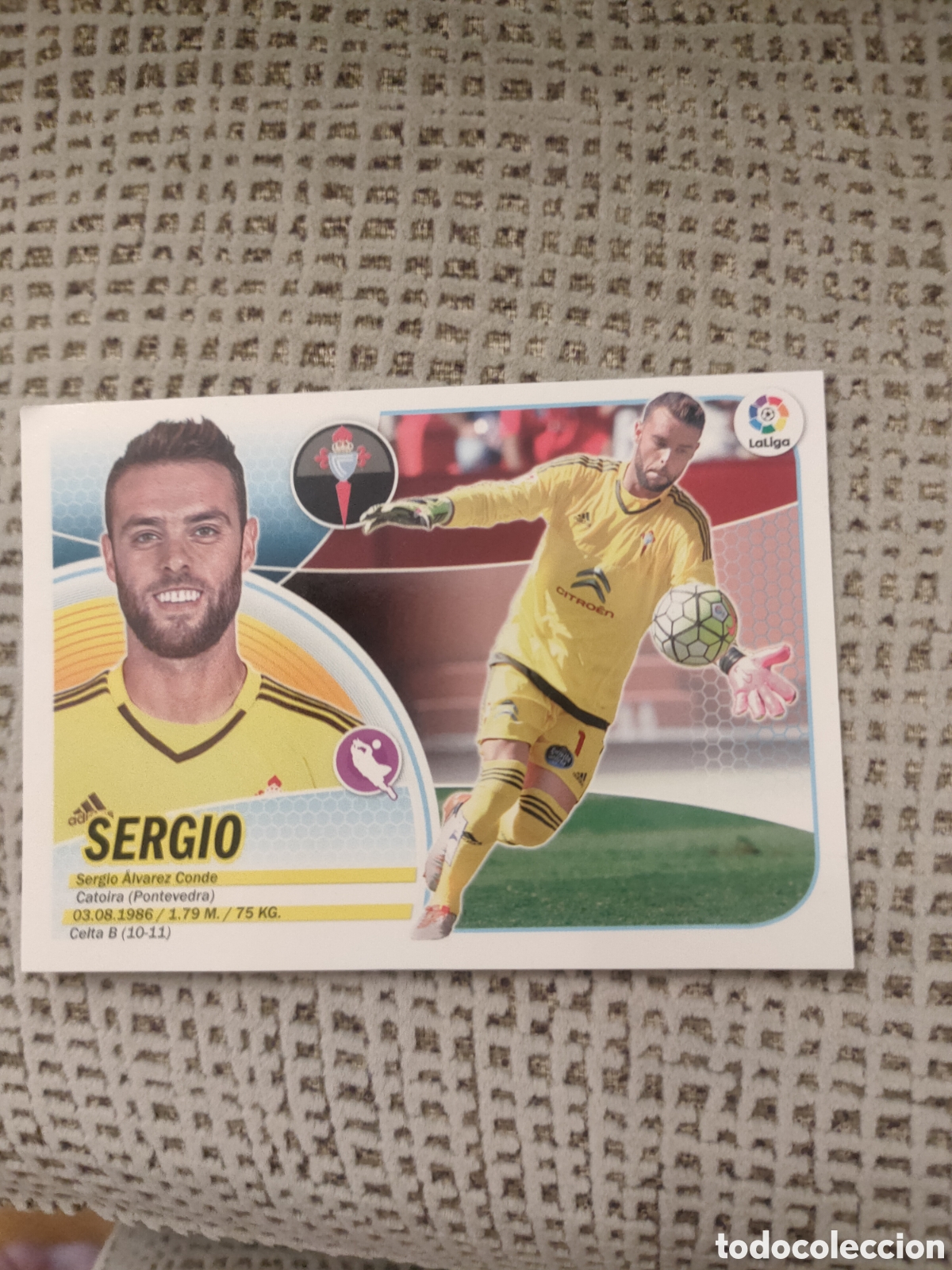 Figurine di Calcio: Sergio n&ordm;1 (celta) Liga este 2016/17