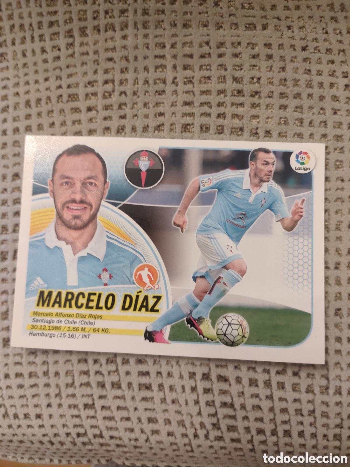 Figurine di Calcio: MARCELO DIAZ DEL CELTA DE VIGO. LIGA ESTE 2016-2017