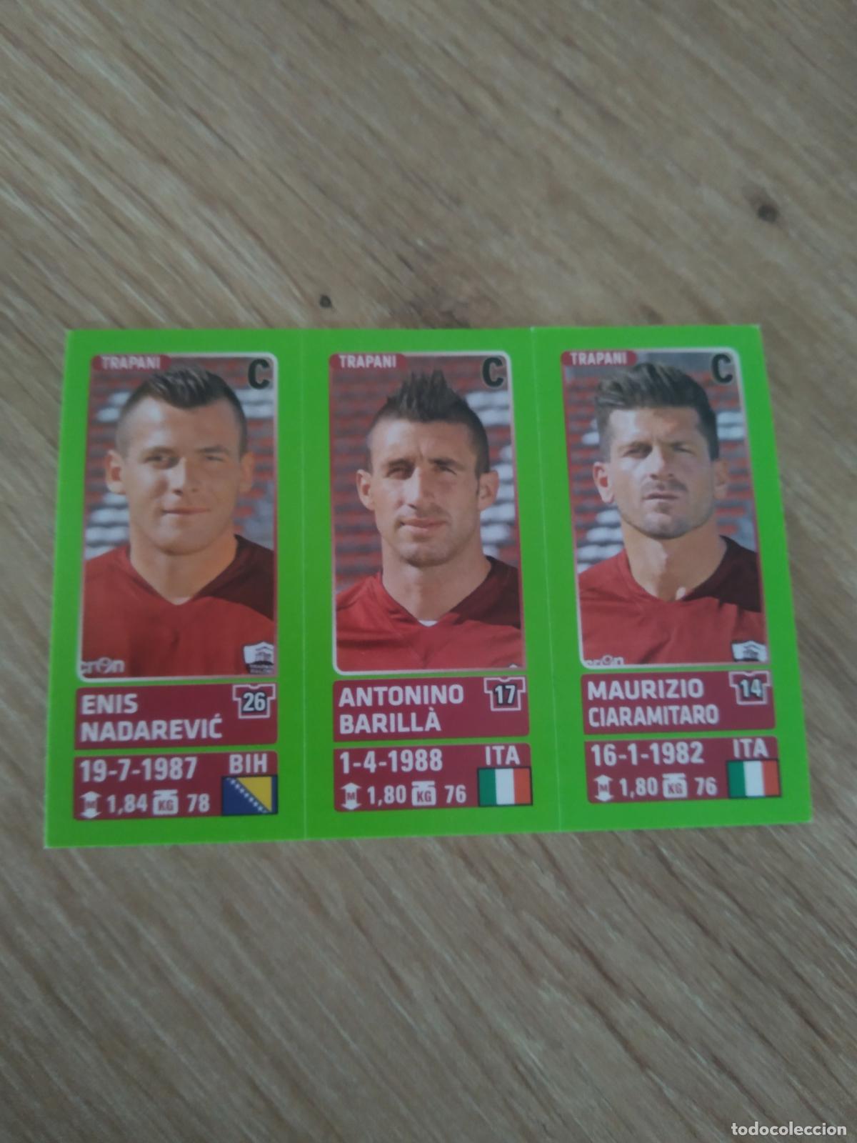 Cromos de f&uacute;tbol: 687 NADAREVIC BARILLA CIARAMITARO TRAPANI CROMO FUTBOL PANINI LIGA ITALIA 14-15 CALCIATORI 2014-2015