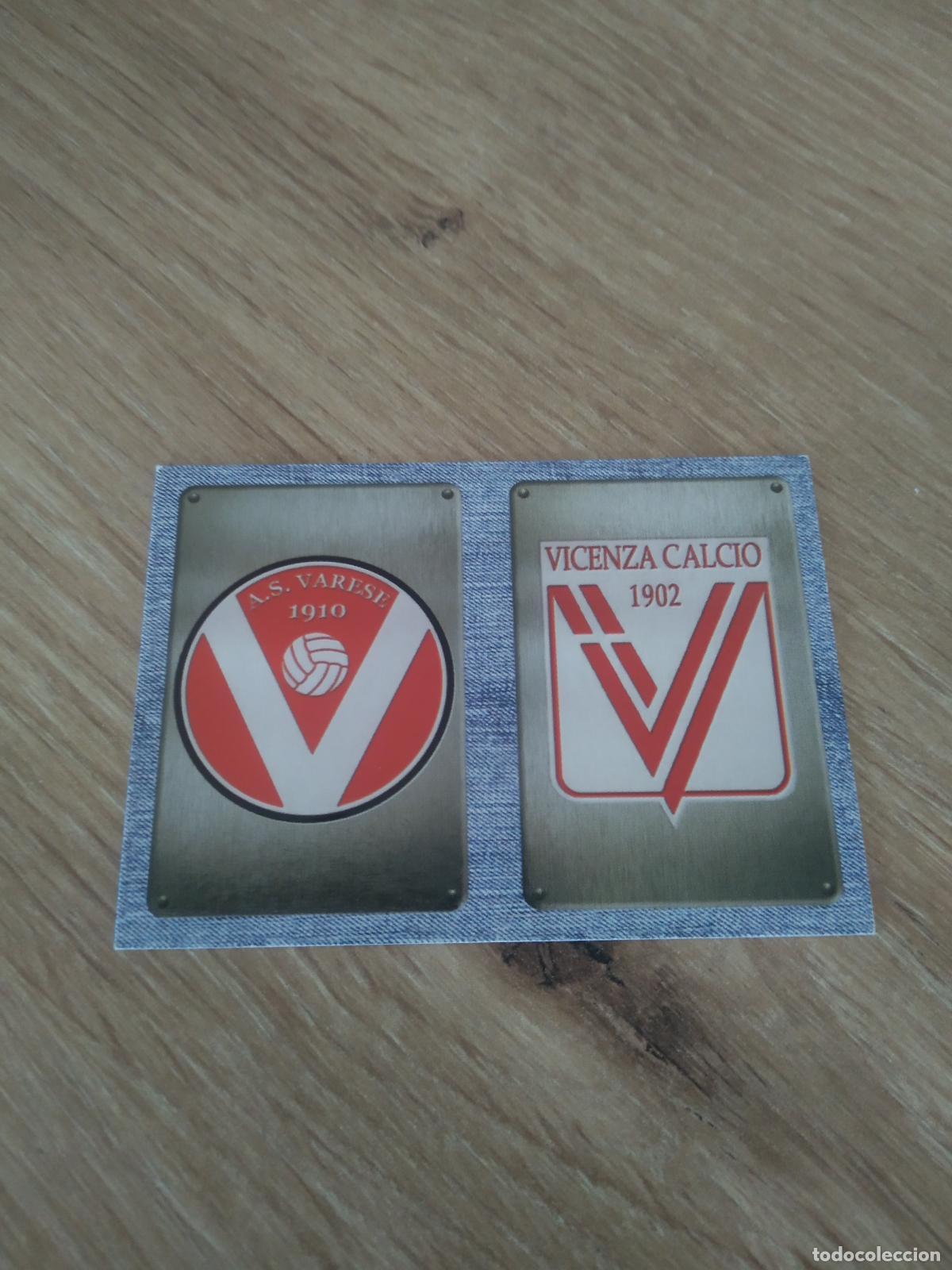 Cromos de f&uacute;tbol: 690 VARESE VICENZA ESCUDO CROMO FUTBOL PANINI LIGA ITALIA 14-15 CALCIATORI 2014-2015