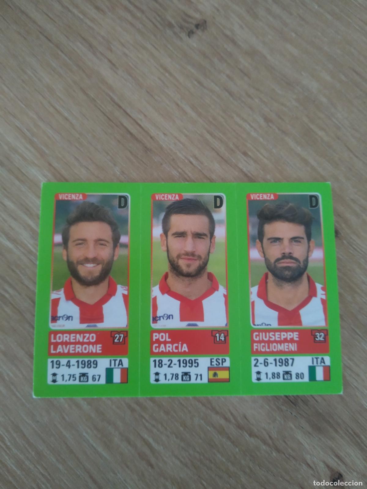 Cromos de f&uacute;tbol: 702 LAVERONE POL GARCIA FIGLIOMENI CROMO FUTBOL PANINI LIGA ITALIA 14-15 CALCIATORI 2014-2015