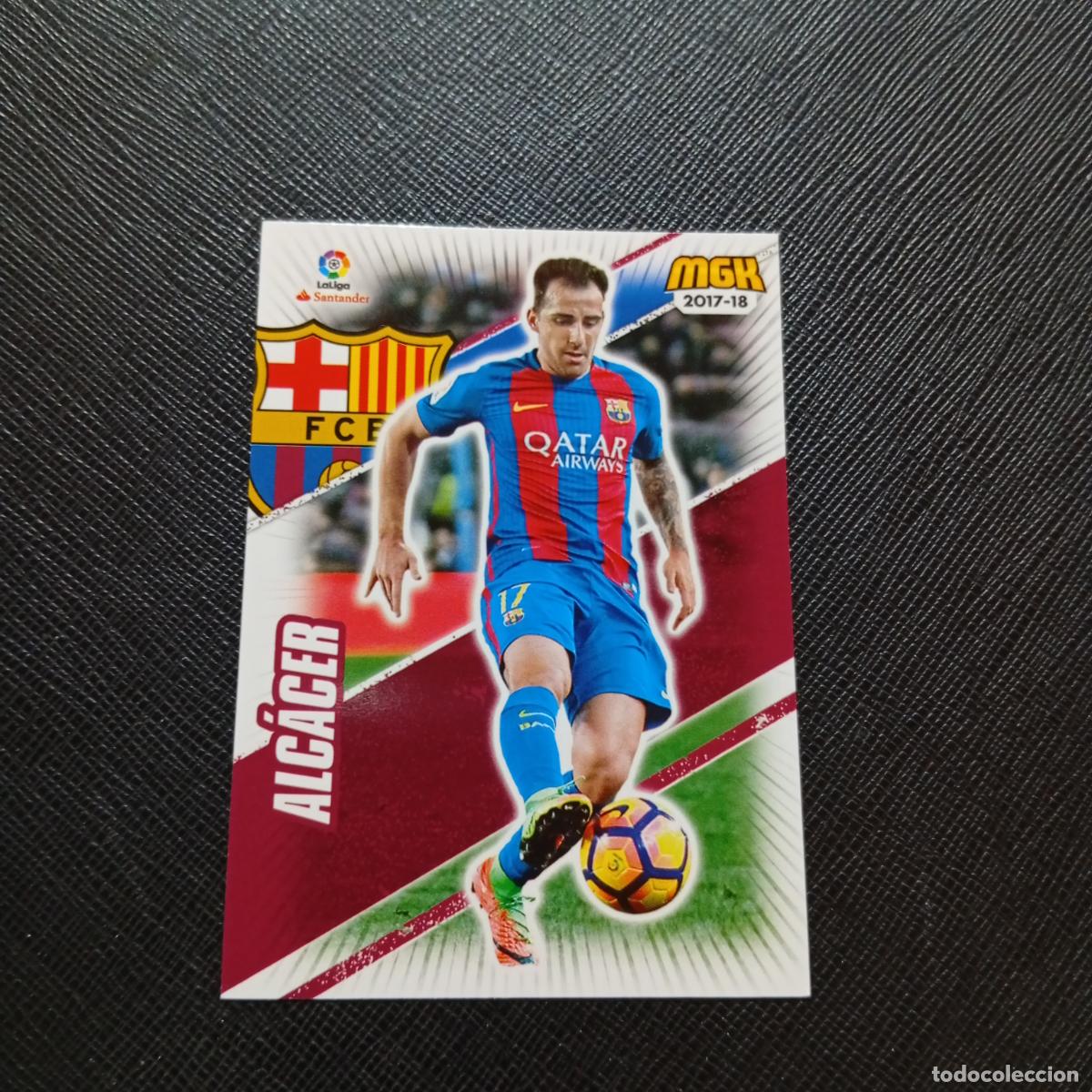 Cromos de f&uacute;tbol: 97 ALCACER BARCELONA PANINI MEGACRACKS 2017 2018 CROMO FUTBOL 17 18 - A210 PG28