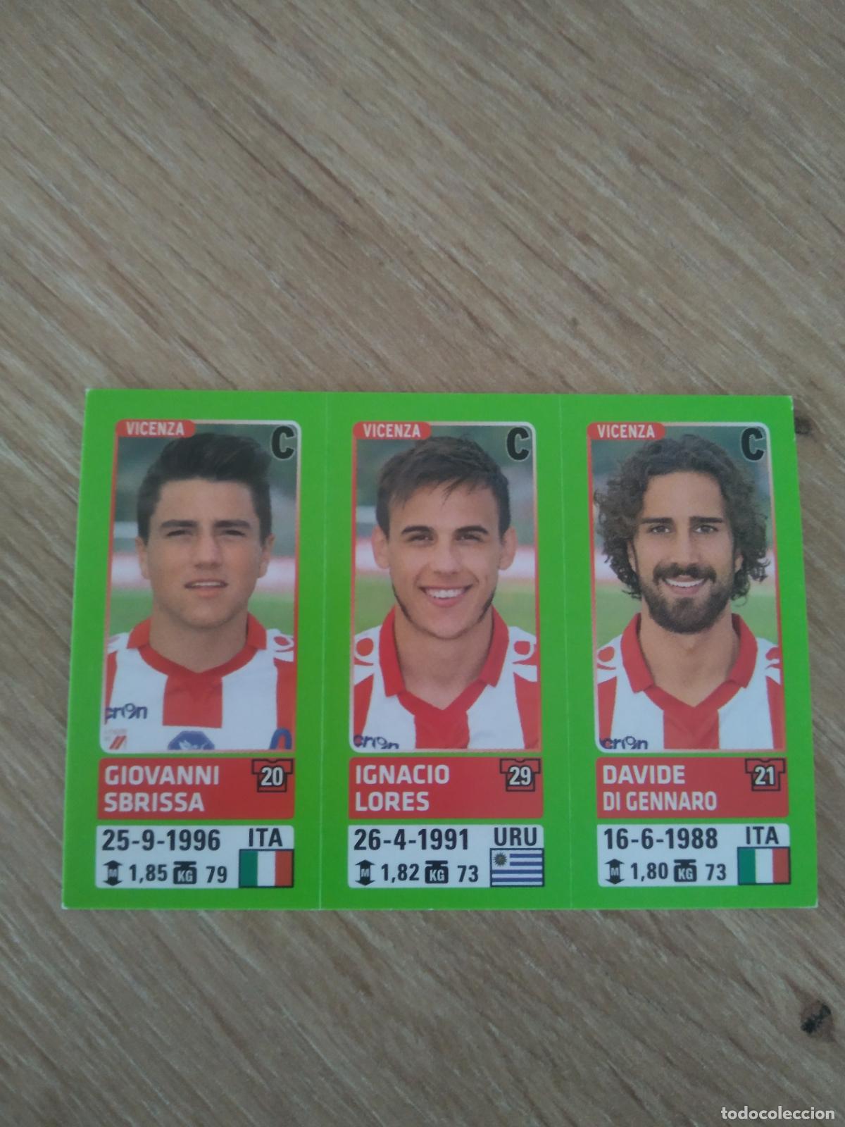 Cromos de f&uacute;tbol: 704 SBRISSA LORES DI GENNARO VICENZA CROMO FUTBOL PANINI LIGA ITALIA 14-15 CALCIATORI 2014-2015