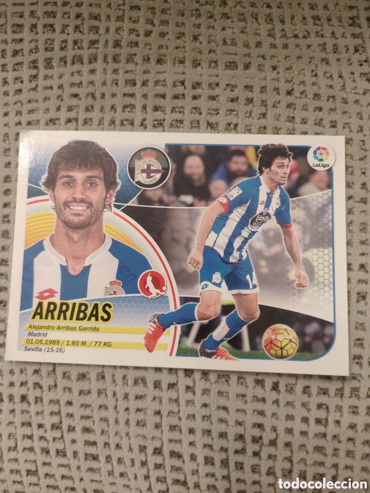 Figurine di Calcio: Arribas, Deportivo Coru&ntilde;a, La Liga, ediciones este 2016 2017