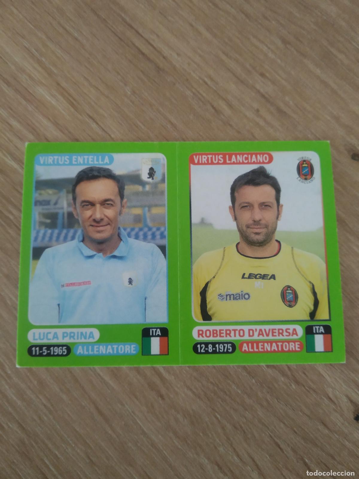 Cromos de f&uacute;tbol: 707 LUCA PRINA ROBERTO D'AVERSA CROMO FUTBOL PANINI LIGA ITALIA 14-15 CALCIATORI 2014-2015