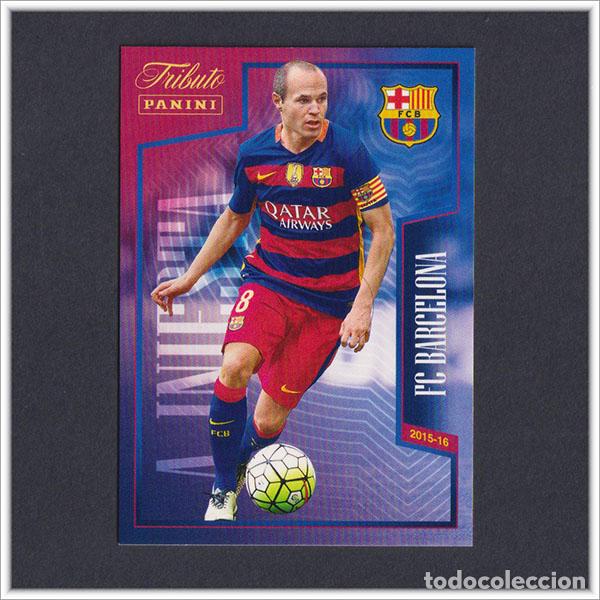 Cromos de f&uacute;tbol: TRIBUTO ANDRES INIESTA 1993 2024 PANINI 2015 2016 20 COLECCI&Oacute;N LIGA BARCELONA ALBUM BAR&Ccedil;A