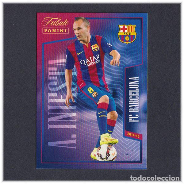 Cromos de f&uacute;tbol: TRIBUTO ANDRES INIESTA 1993 2024 PANINI 2014 2015 19 COLECCI&Oacute;N LIGA BARCELONA ALBUM BAR&Ccedil;A