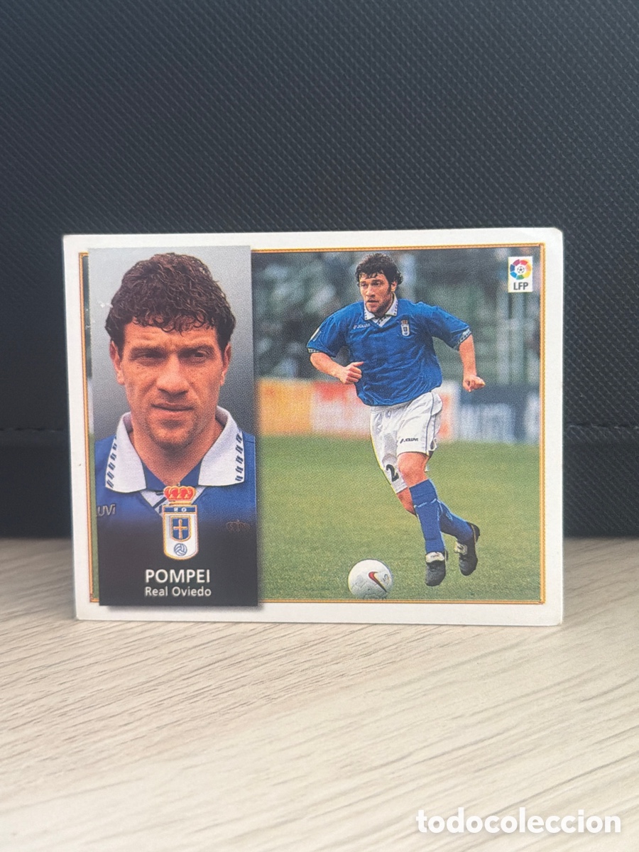 Cromos de f&uacute;tbol: Liga 98 99 Ediciones Este - Pompei - Oviedo