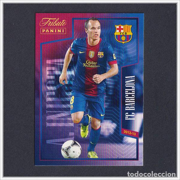 Cromos de f&uacute;tbol: TRIBUTO ANDRES INIESTA 1993 2024 PANINI 2012 2013 16 COLECCI&Oacute;N LIGA BARCELONA ALBUM BAR&Ccedil;A
