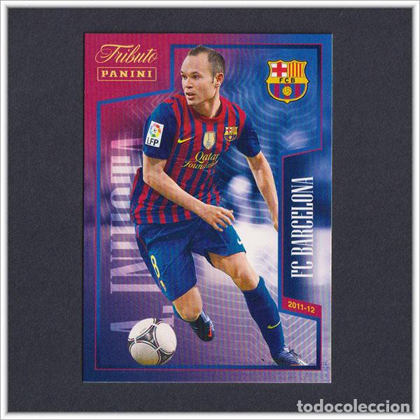 Cromos de f&uacute;tbol: TRIBUTO ANDRES INIESTA 1993 2024 PANINI 2011 2012 14 COLECCI&Oacute;N LIGA BARCELONA ALBUM BAR&Ccedil;A
