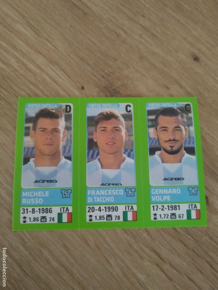 Figurine di Calcio: 711 RUSSO DI TACCHIO VOLPE CROMO FUTBOL PANINI LIGA ITALIA 14-15 CALCIATORI 2014-2015