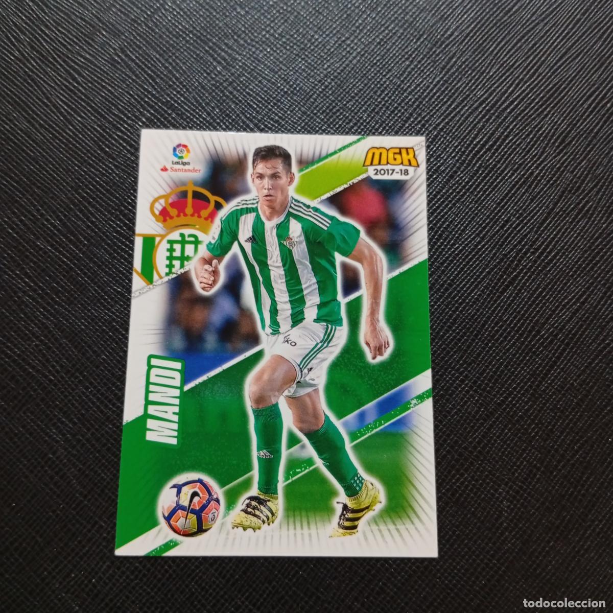 Figurine di Calcio: 114 MANDI REAL BETIS PANINI MEGACRACKS 2017 2018 CROMO FUTBOL 17 18 - A210 PG37