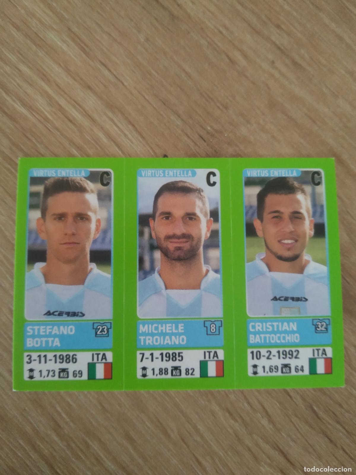 Figurine di Calcio: 712 BOTTA TROIANO BATTOCCHIO CROMO FUTBOL PANINI LIGA ITALIA 14-15 CALCIATORI 2014-2015