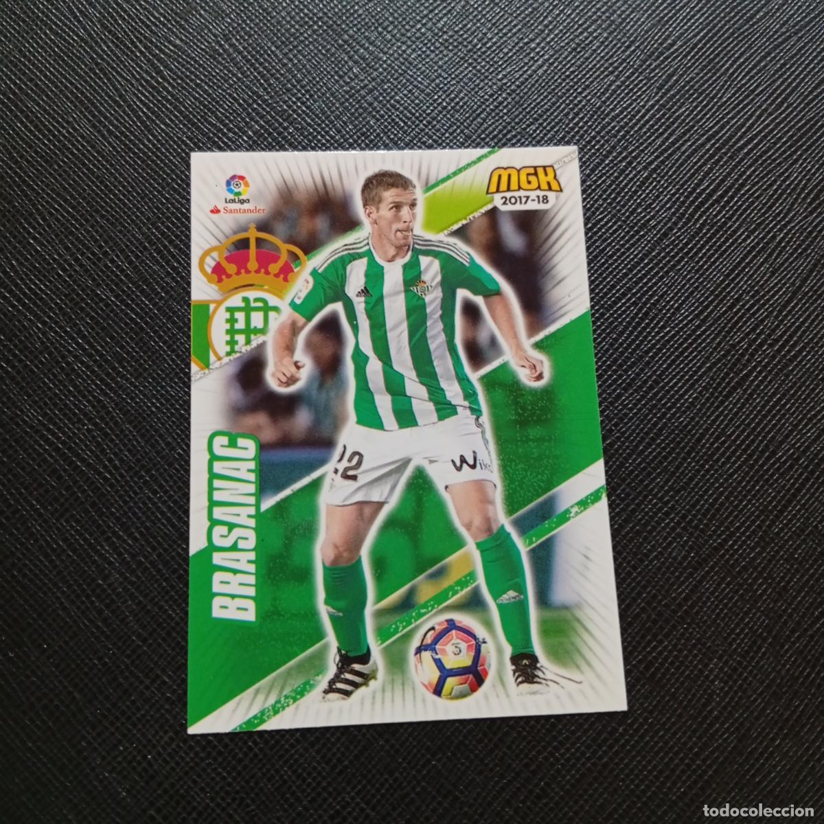 Figurine di Calcio: 121 BRASANAC REAL BETIS PANINI MEGACRACKS 2017 2018 CROMO FUTBOL 17 18 - A210 PG37