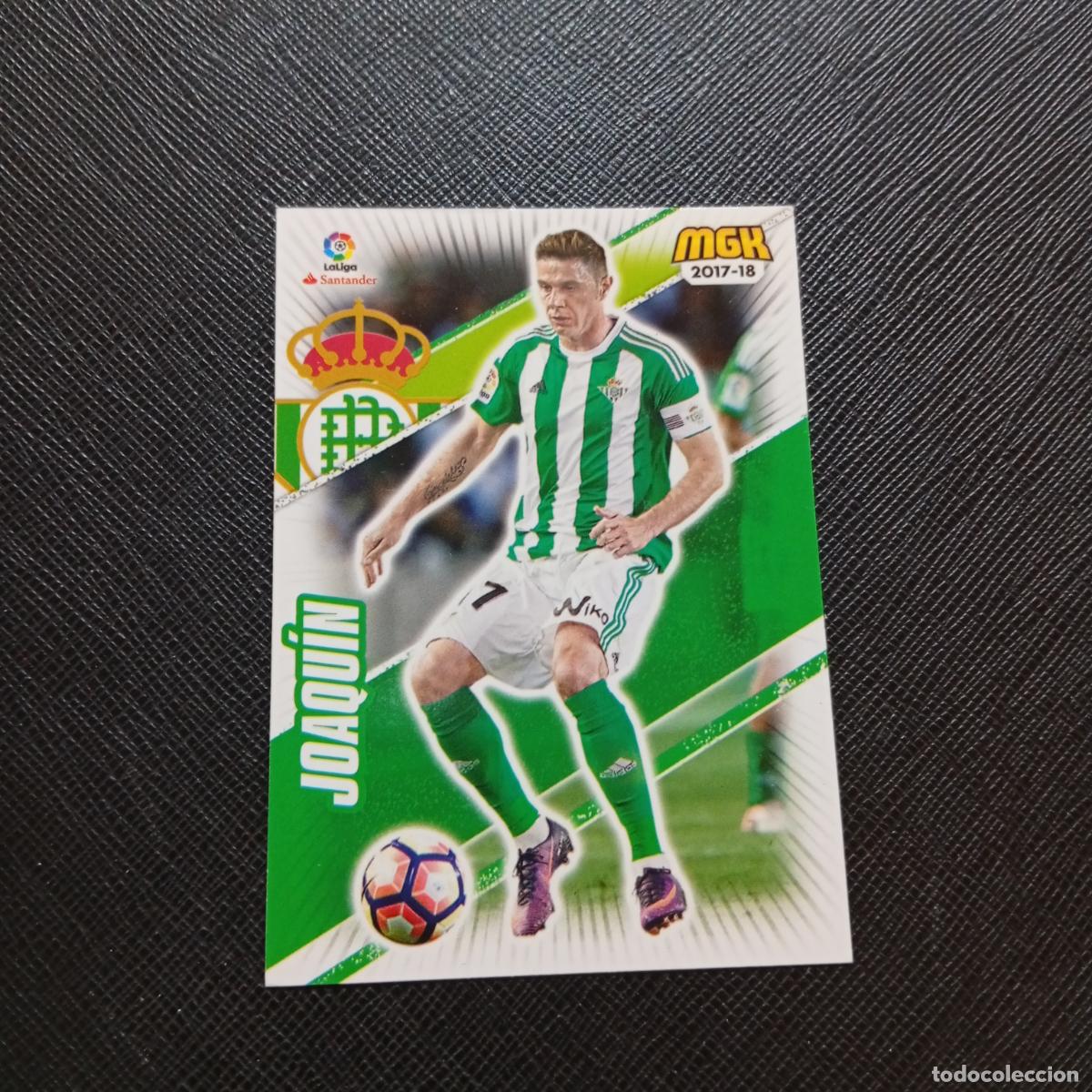 Figurine di Calcio: 123 JOAQUIN REAL BETIS PANINI MEGACRACKS 2017 2018 CROMO FUTBOL 17 18 - A210 PG37