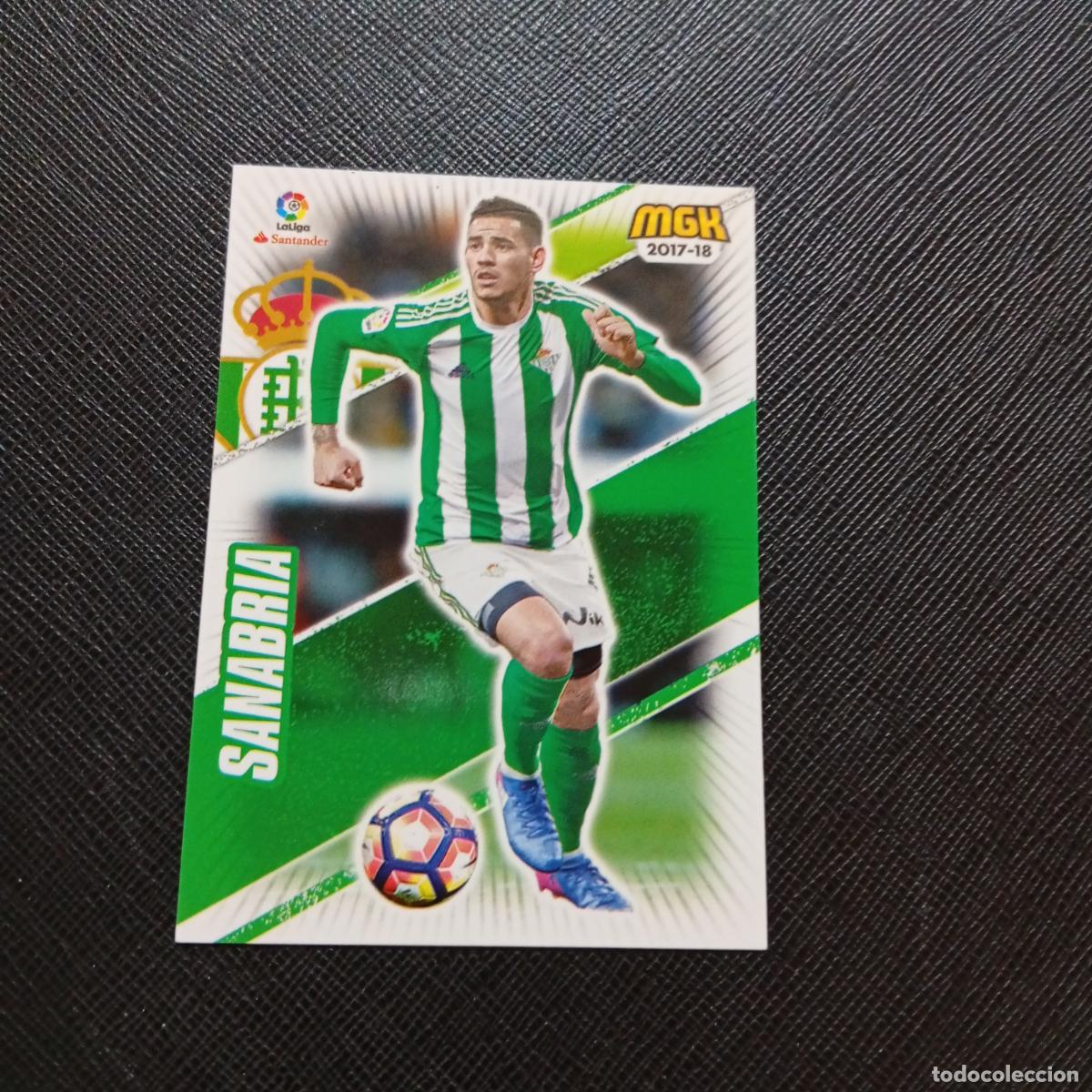 Figurine di Calcio: 126 SANABRIA REAL BETIS PANINI MEGACRACKS 2017 2018 CROMO FUTBOL 17 18 - A210 PG37