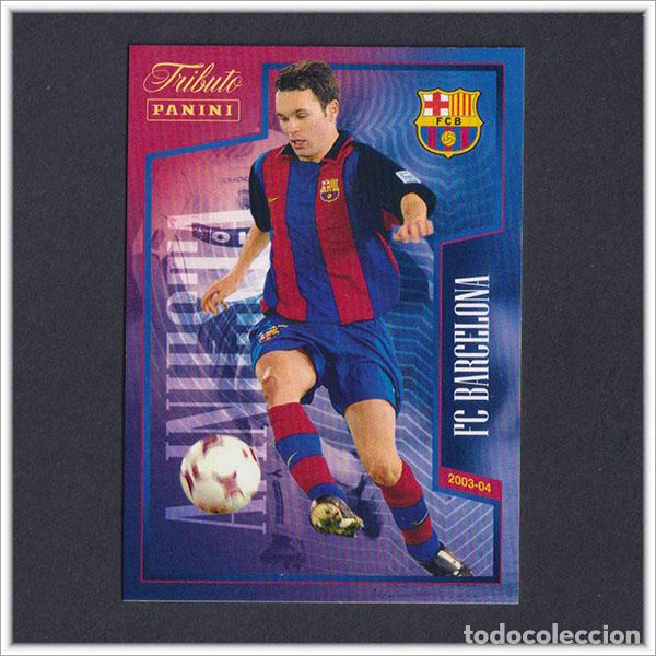 Figurine di Calcio: TRIBUTO ANDRES INIESTA 1993 2024 PANINI 2003 2004 4 COLECCI&Oacute;N LIGA BARCELONA ALBUM BAR&Ccedil;A