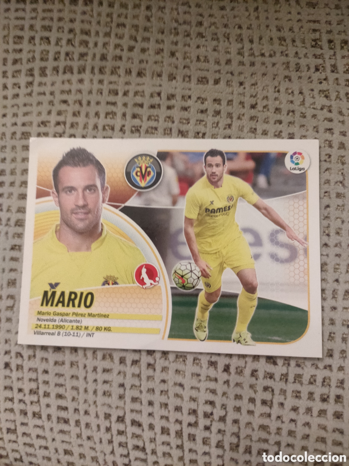 Figurine di Calcio: Mario, Villarreal CF, La Liga, ediciones este 2016 2017