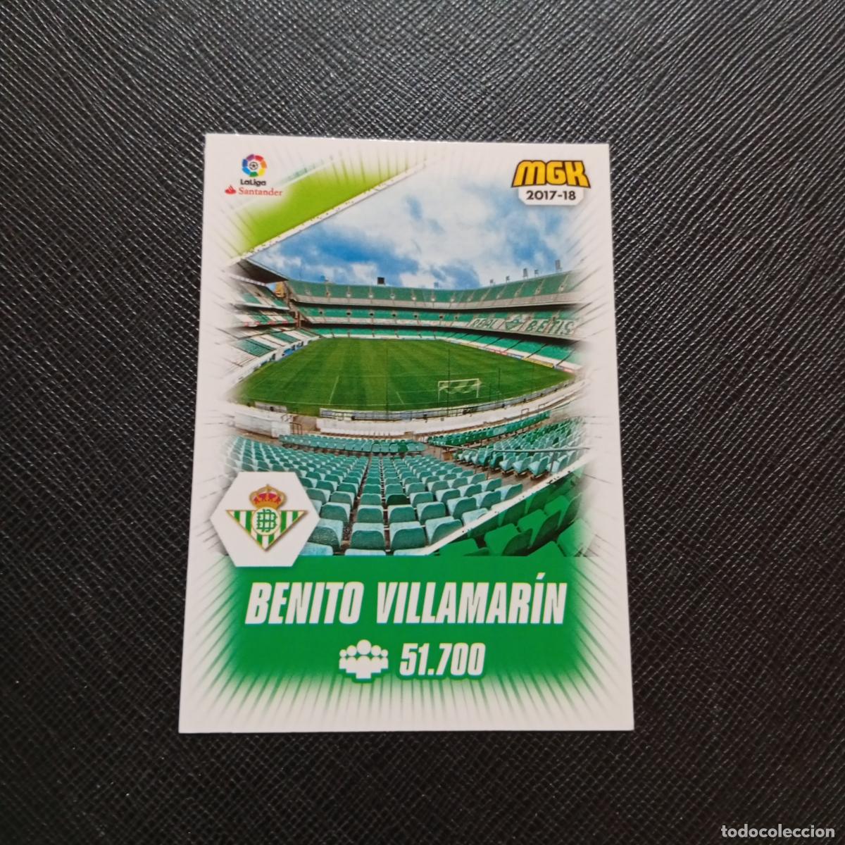 Figurine di Calcio: 130 BENITO VILLAMARIN REAL BETIS PANINI MEGACRACKS 2017 2018 CROMO FUTBOL 17 18 - A210 PG37