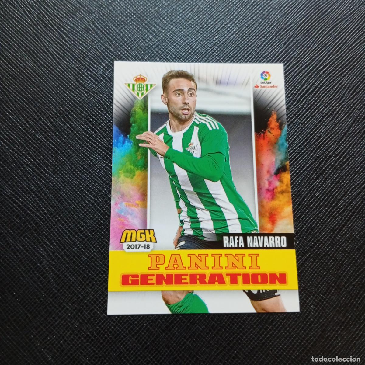 Figurine di Calcio: 135 RAFA NAVARRO REAL BETIS PANINI MEGACRACKS 2017 2018 CROMO FUTBOL 17 18 - A210 PG37