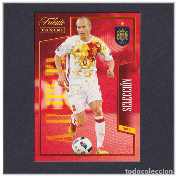 Figurine di Calcio: TRIBUTO ANDRES INIESTA 1993 2024 PANINI EUROCOPA FRANCIA 2016 21 ESPA&Ntilde;A BARCELONA LIGA BAR&Ccedil;A