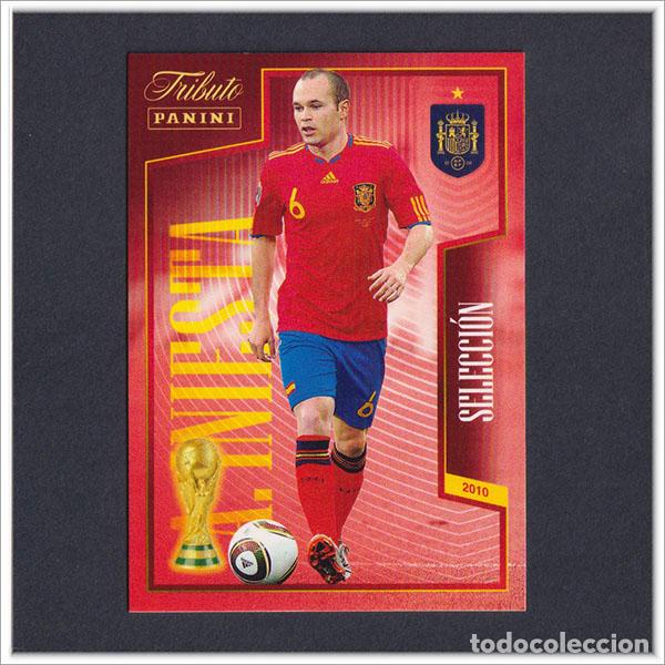 Cromos de f&uacute;tbol: TRIBUTO ANDRES INIESTA 1993 2024 PANINI MUNDIAL SUDRAFICA 2010 12 ESPA&Ntilde;A COLECCI&Oacute;N BARCELONA BAR&Ccedil;A